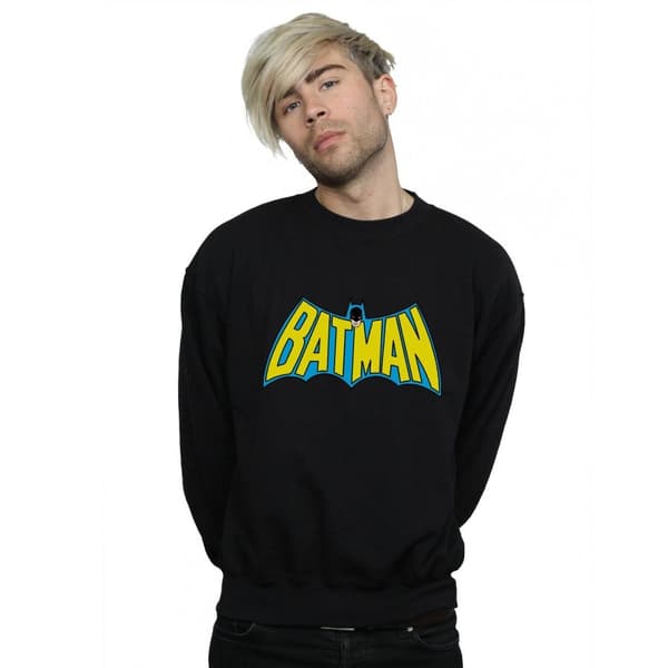 Batman Sweatshirt med retrologga för herrar