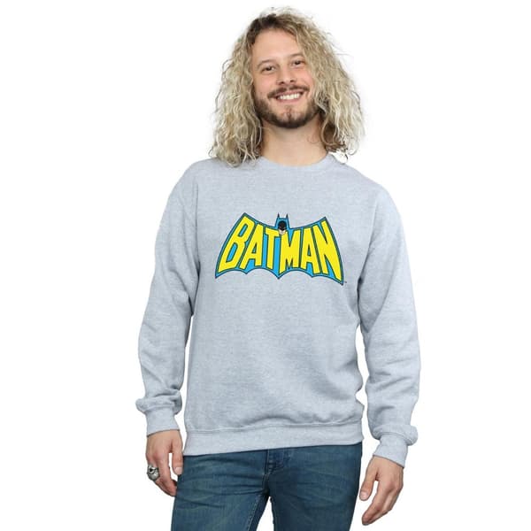 Batman Sweatshirt med retrologga för herrar