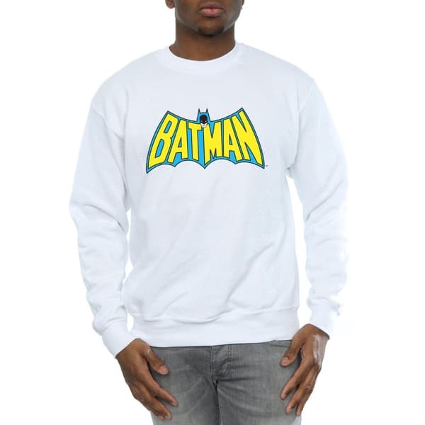 Batman Sweatshirt med retrologga för herrar