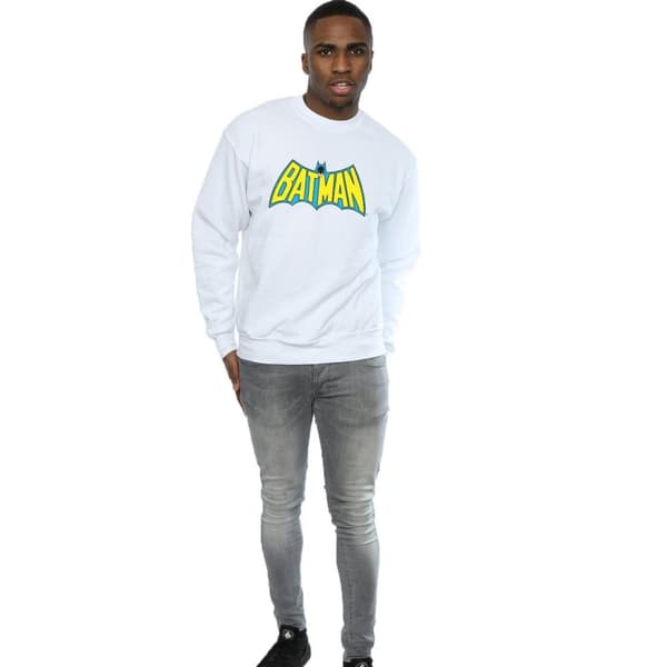 Batman Sweatshirt med retrologga för herrar