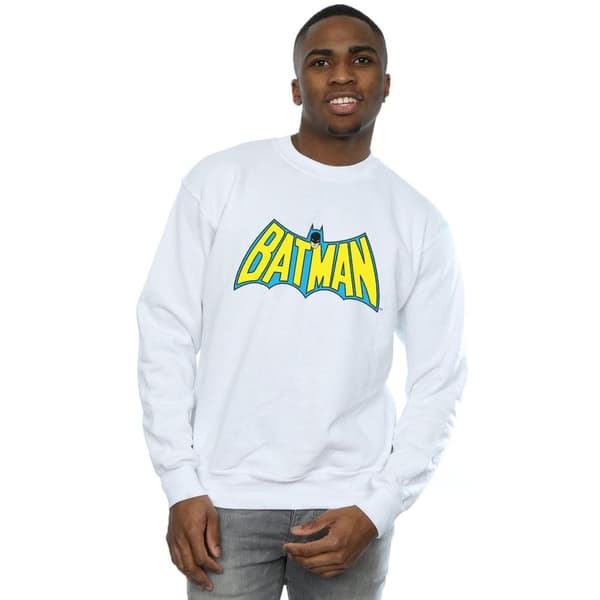 Batman Sweatshirt med retrologga för herrar