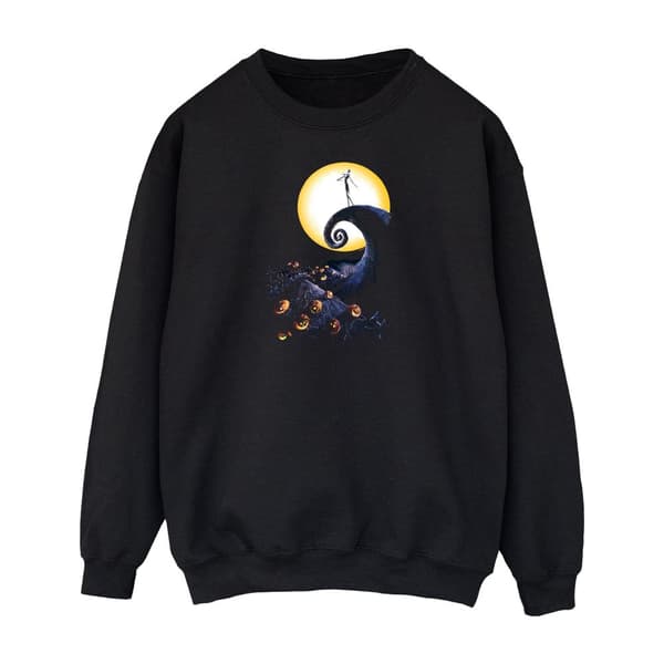 Nightmare Before Christmas Unisex Adult Cemetery Sweatshirt Black M