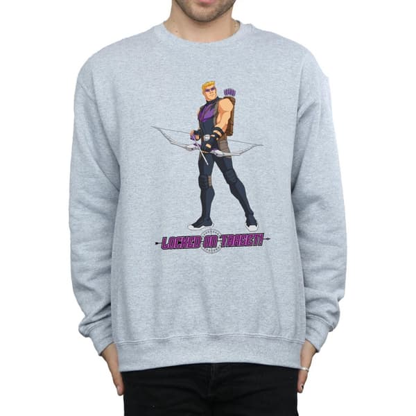 Hawkeye Mens Locked On Target Sweatshirt