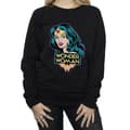 Pikkukuva 1 / 4: Wonder Woman Womens/Ladies Head Cotton Sweatshirt
