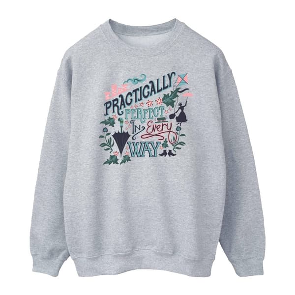 Mary Poppins Sweatshirt för kvinnor/damer - Practically Perfect In Every Way