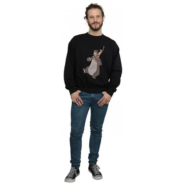 Jungle Book Mens Classic Mowgli And Baloo Cotton Sweatshirt