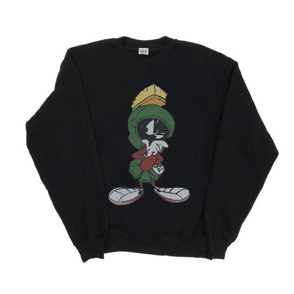 Looney Tunes Mens Marvin The Martian Pose Sweatshirt