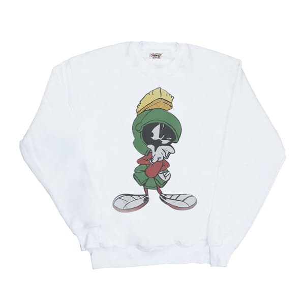 Looney Tunes Mens Marvin The Martian Pose Sweatshirt
