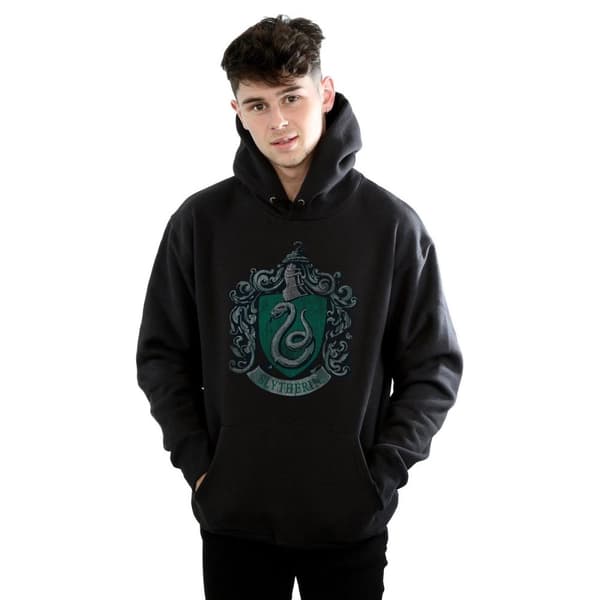 Harry Potter Slytherin-hoodie i bomull för herrar