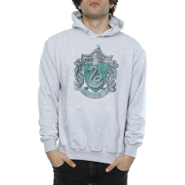 Harry Potter Mens Slytherin Cotton Hoodie