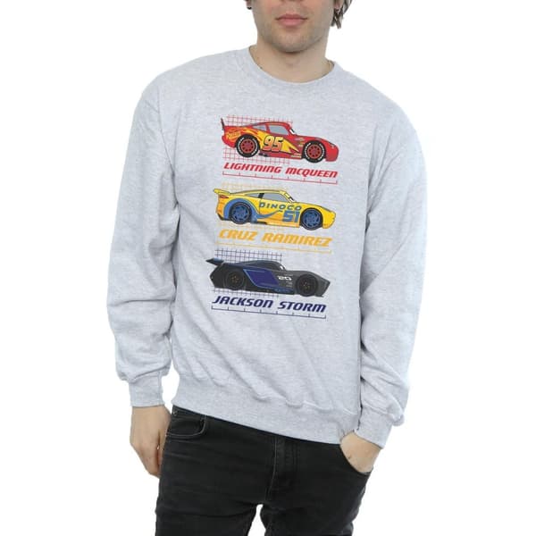 Cars Mens Racer Profile Cotton Sweatshirt