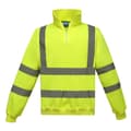 Miniatyrbilde 1 av 2: Yoko Unisex Adult Hi-Vis Quarter Zip Sweatshirt