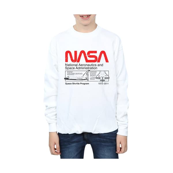 NASA Boys Space Shuttle Sweatshirt