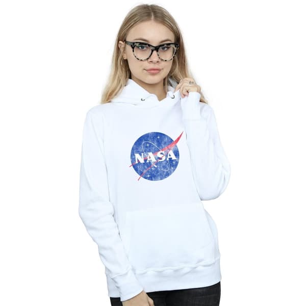 NASA Insignia Distressed-hoodie för damer/kvinnor