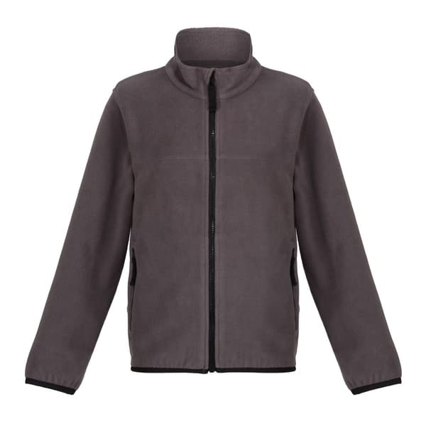 Regatta Childrens/Kids Microfleece Full Zip Fleece Jacket Seal Grey 7-8 Years