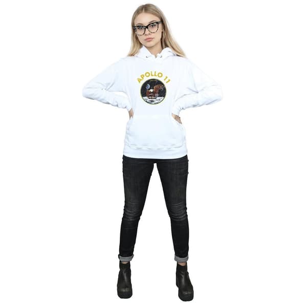 NASA Klassisk Apollo 11-hoodie för damer/kvinnor