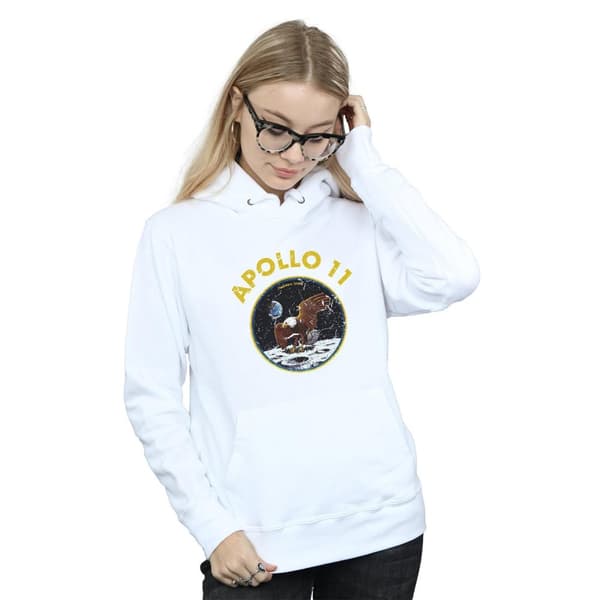 NASA Womens/Ladies Classic Apollo 11 Hoodie