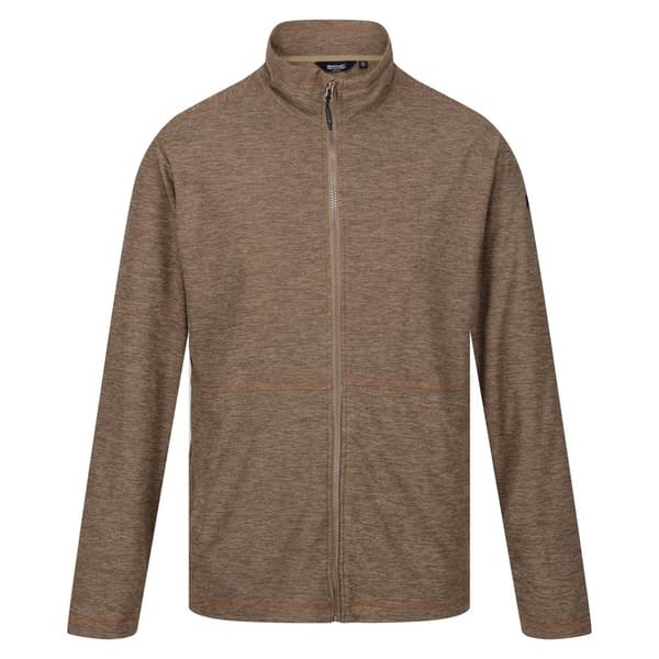 Regatta Herr Edley Marl Fleecejacka med hel dragkedja Gold Sand XL