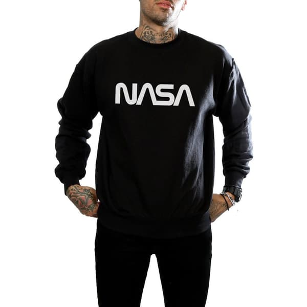 NASA Mens Modern Logo Sweatshirt