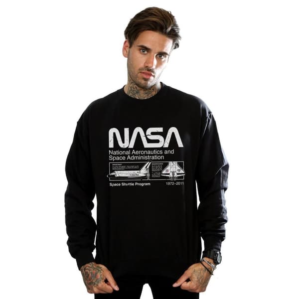 NASA Mens Space Shuttle Sweatshirt