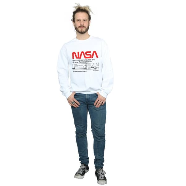 NASA Mens Space Shuttle Sweatshirt