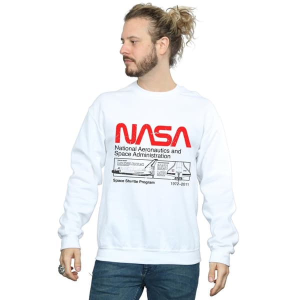 NASA Mens Space Shuttle Sweatshirt