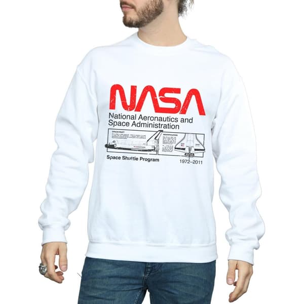 NASA Mens Space Shuttle Sweatshirt