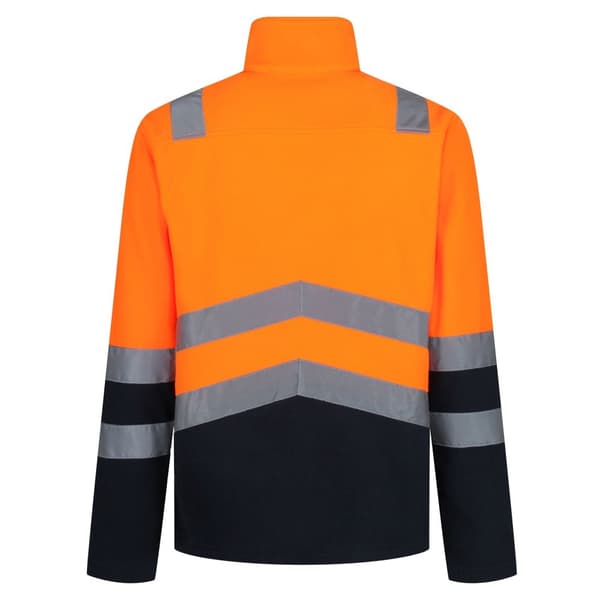 Regatta Mens Pro 220 Hi-Vis Fleece Top