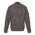 Miniatyrbillede 1 af 3: Regatta Mens Solomon Marl Knitted Zip Neck Sweatshirt
