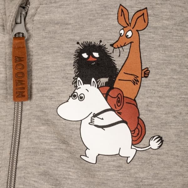 Mumin Mumintrio-munkjacka mörkgrå