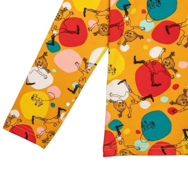 Pippi Langstrømpe Wheeling sweater orange