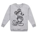 Miniatyrbillede 1 af 2: Disney Sweatshirt med Mickey Mouse-tegning til piger