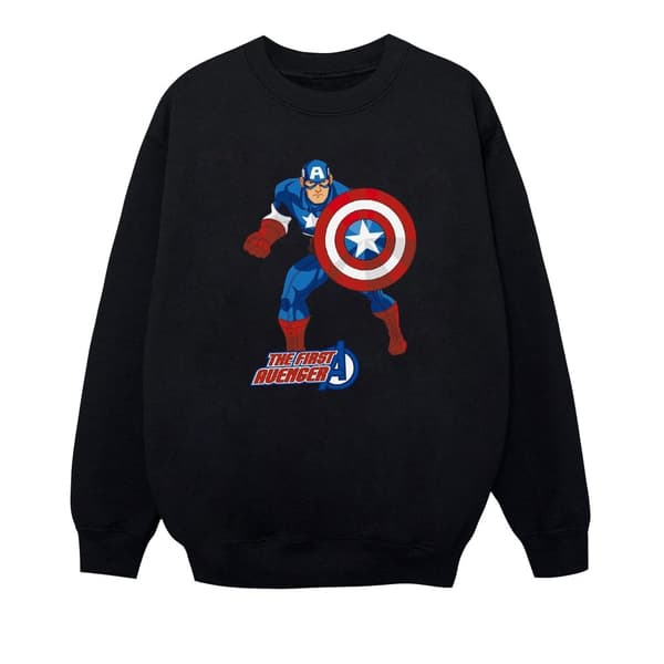Marvel Sweatshirt för flickor med Captain America The First Avenger