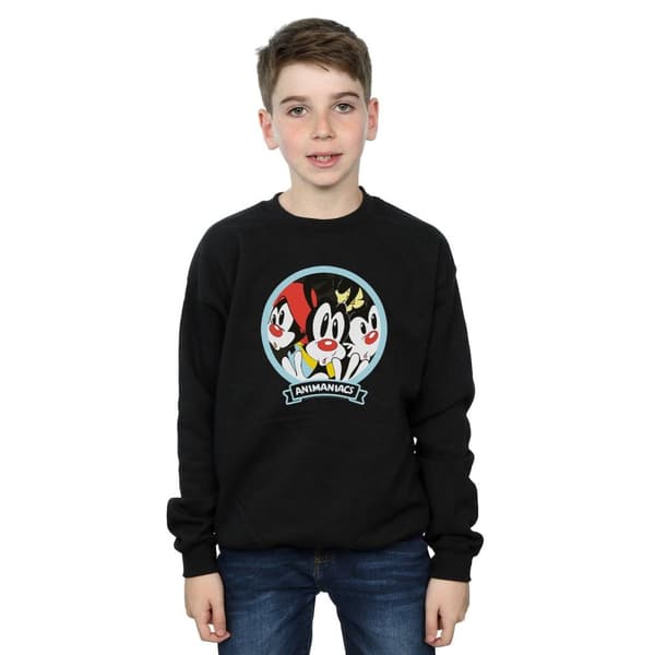 Animaniacs Boys Fisheye Group Sweatshirt