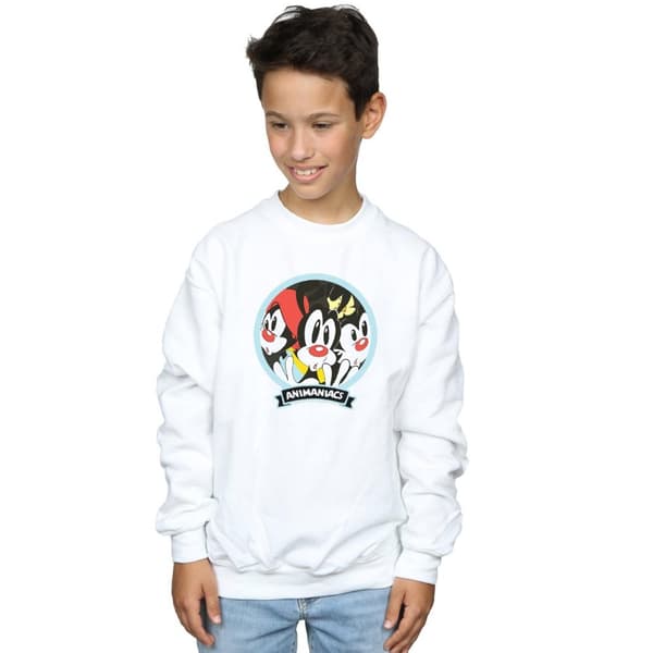 Animaniacs Boys Fisheye Group Sweatshirt