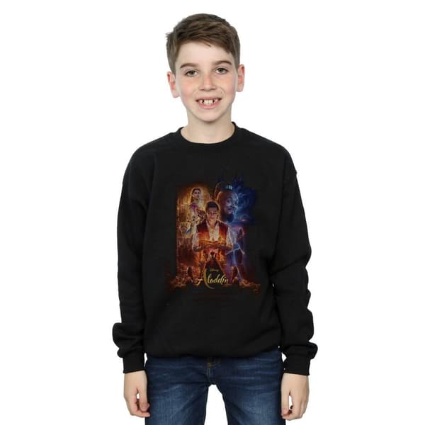 Disney Sweatshirt med filmaffisch från Aladdin för pojkar