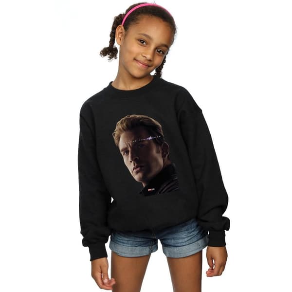Marvel Girls Avengers Endgame Avenge The Fallen Captain America Sweatshirt