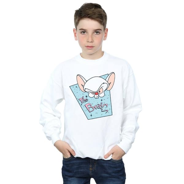 Animaniacs Boys The Brain Mugshot Sweatshirt