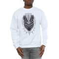 Miniatyrbilde 3 av 5: Marvel Mens Black Panther Head Sweatshirt