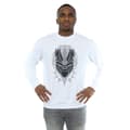 Miniatyrbilde 2 av 5: Marvel Mens Black Panther Head Sweatshirt