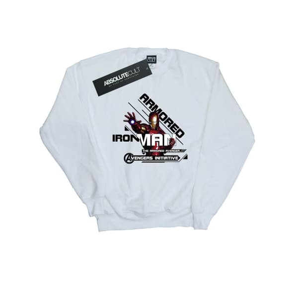 Marvel Mens Avengers Iron Man Armoured Avenger Sweatshirt