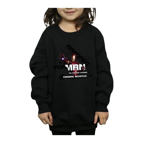 Marvel Girls Iron Man Armored Avenger Sweatshirt