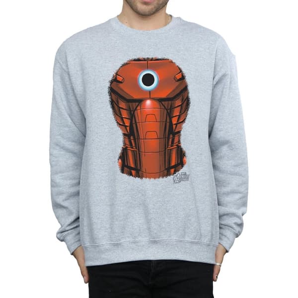 Marvel Sweatshirt med bröstsprängning från Iron Man