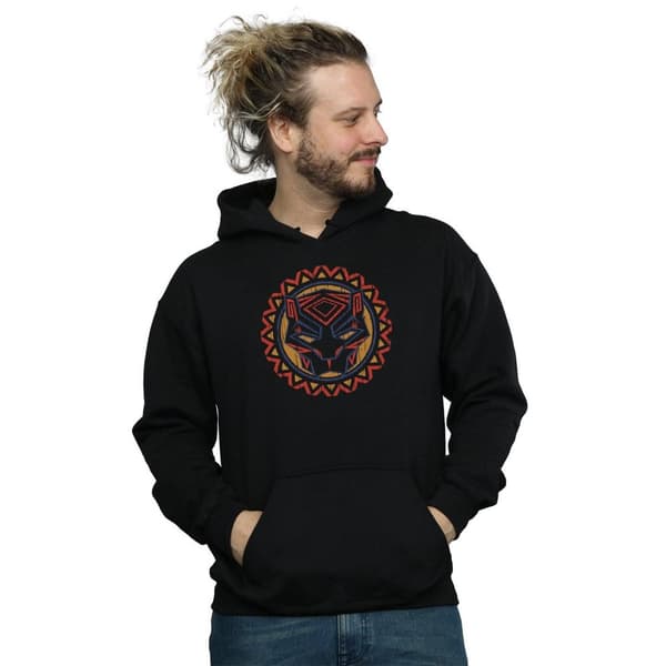Marvel Black Panther Tribal Panther Icon Hoodie - herr