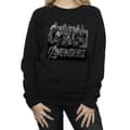 Miniatyrbilde 3 av 5: Marvel Womens/Ladies Avengers Mono Team Art Sweatshirt