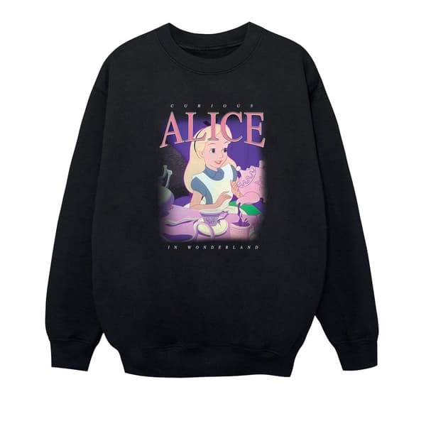 Disney Pojkar Alice i Underlandet Montage Sweatshirt