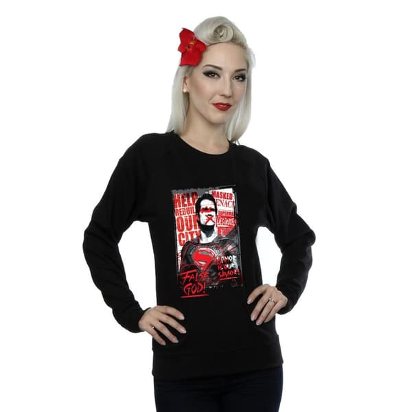 DC Comics Dam/Tjej Batman v Superman False God Sweatshirt