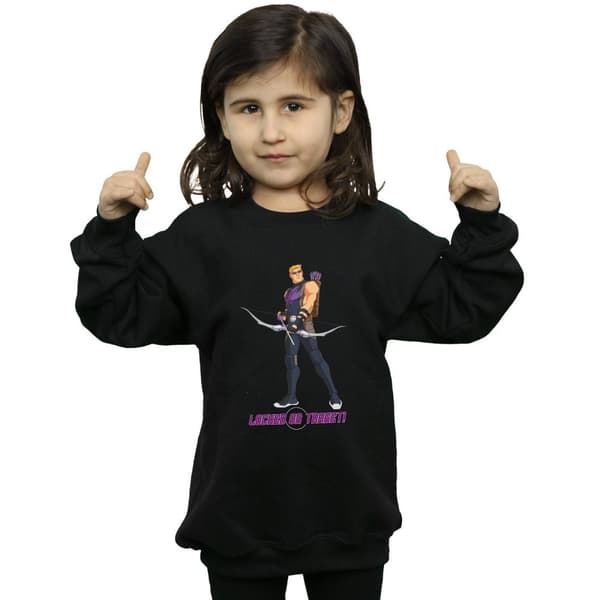 Marvel Girls Hawkeye Locked On Target Sweatshirt