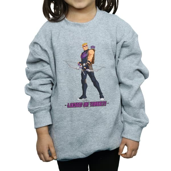 Marvel Girls Hawkeye Locked On Target Sweatshirt