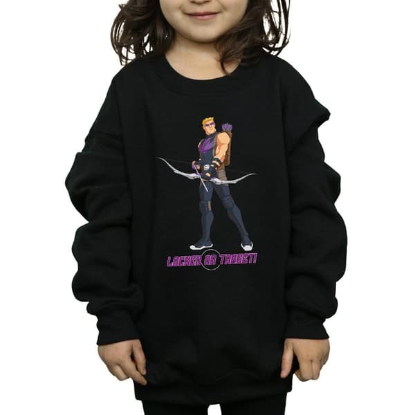 Marvel Girls Hawkeye Locked On Target Sweatshirt